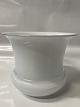 Holmegaard Flower pot covers in white opal glass, Height 12 cm.
