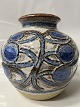 Bornholm pottery, Søholm, ball vase.Height 21 cm.
