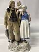 Bing & Grondahl Figurine, Fisherman family.Dec. Nr. 2025.