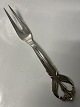 Benedikte Meat fork / Frying fork silver plated.Length 21.1 cm.