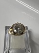 Vintage / Cocktail ring med klar sten i 14 karatStørrelse 54
