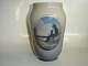 Royal Copenhagen Vase, 
Amager girls with Beach