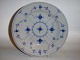 Blue Fluted Dinner Soup plate with milling edge