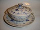 Blue Fluted, Bouillon cup with lid and Saucer Sold