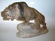 Large Bing & Grondahl Figurine, Lion on rock.