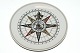 Royal Copenhagen Compass Platte, Gossip compass 1800 Century Sold