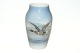 Royal Copenhagen Vase, Motif Duck flying 
Dek. No 1087/88B 
Height 13.5 cm.