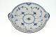Blue Fluted Half Lace, Compote dish with two handles.