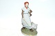 Royal Copenhagen  Over Glaze Figurine, 
Goose-girl