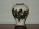 Aluminia Vase med Fuglemotiver SOLGT