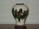 Aluminia Vase med Fuglemotiver SOLGT